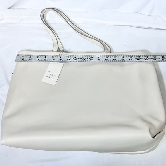 A New Day 15" Padded Laptop Sleeve Large Satchel Purse Bag Tote 17 x 13 New - Picture 6 of 7
